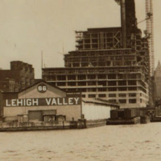 old photo of Lehigh Valley pier